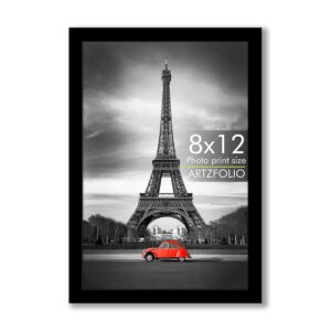 ArtzFolio Wall & Table Photo Frame D559 | Wall Photo Frame Collage for Living Room | Picture Frames Bedroom, Home & Office Decoration | Black | 8x12 inch (20x30 cms)