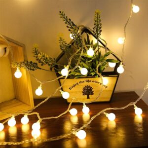 About this item Radiant Ambiance Creation: 💫 Elevate your indoor and outdoor spaces with the Desidiya LED Rice Light, a versatile 10-meter strip designed to bring a warm and enchanting glow to any setting. Versatile Decor Possibilities: 🏡 Whether you're decorating a room, patio, garden, or any festive occasion, these lights offer endless possibilities, adding a touch of magic to weddings, parties, or everyday spaces. 10-Meter Length: 📏 The generous length of the LED strip provides ample coverage, allowing you to effortlessly weave these lights through trees, around furniture, or along walls for a seamless and beautiful decoration. Warm White Radiance: ☀️ Emitting a cozy and inviting warm white light, these LED lights create a welcoming atmosphere, making them ideal for both intimate gatherings and festive celebrations. Indoor and Outdoor Durability: 🌧️ Designed for versatility, the Desidiya LED Rice Light is suitable for both indoor and outdoor use, bringing the beauty of warm white illumination to any space, regardless of the setting. Energy-Efficient and Long-Lasting: 🌍 Enjoy the beauty of these lights guilt-free as they are energy-efficient and designed for longevity, making them a sustainable and cost-effective choice for all your decorative lighting needs.